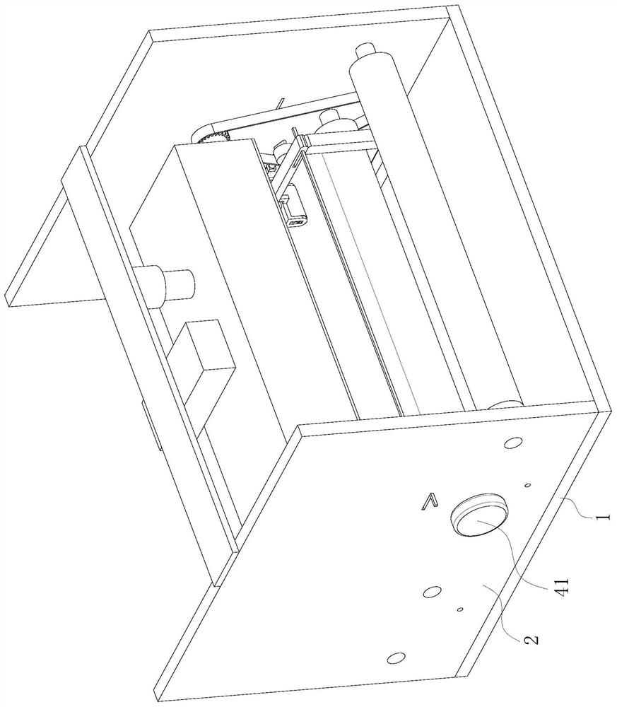 A kind of water-based ink printing continuous drying method