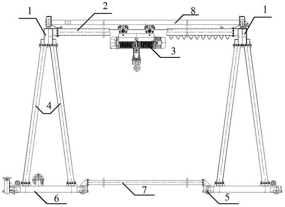 A frame type hoisting device