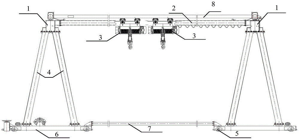 A frame type hoisting device