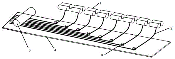 Conveying device and method for removing rod breaking on table board of combing machine