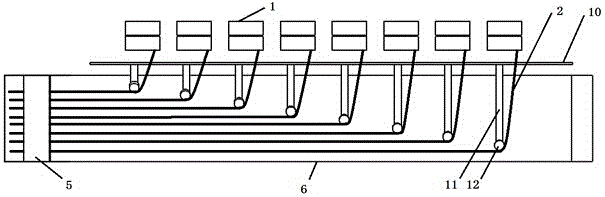 Conveying device and method for removing rod breaking on table board of combing machine