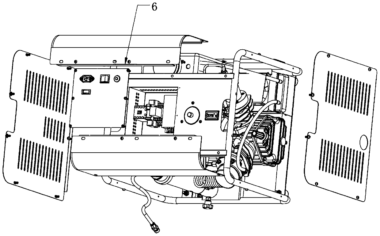 Two-stage compression water-cooled air compressor
