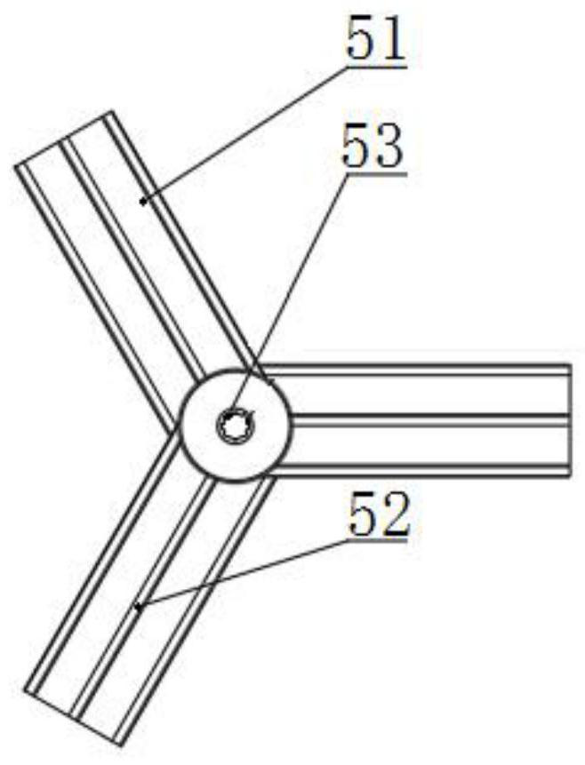 Discharging and stirring system of vertical pyrolyzing furnace