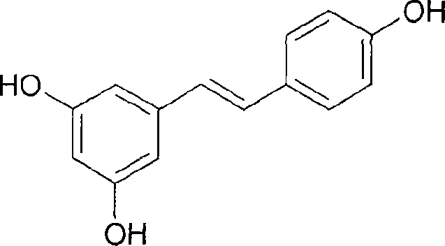 Process of preparing trans-polyhydroxy diphenyl ethylene
