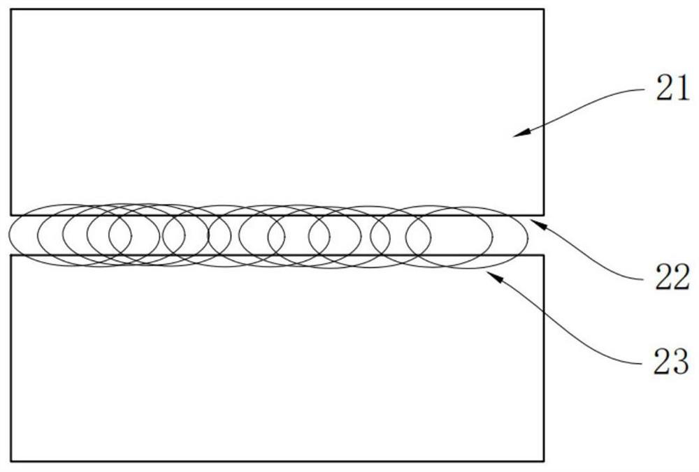 Motor stator winding laser welding method, stator winding and motor