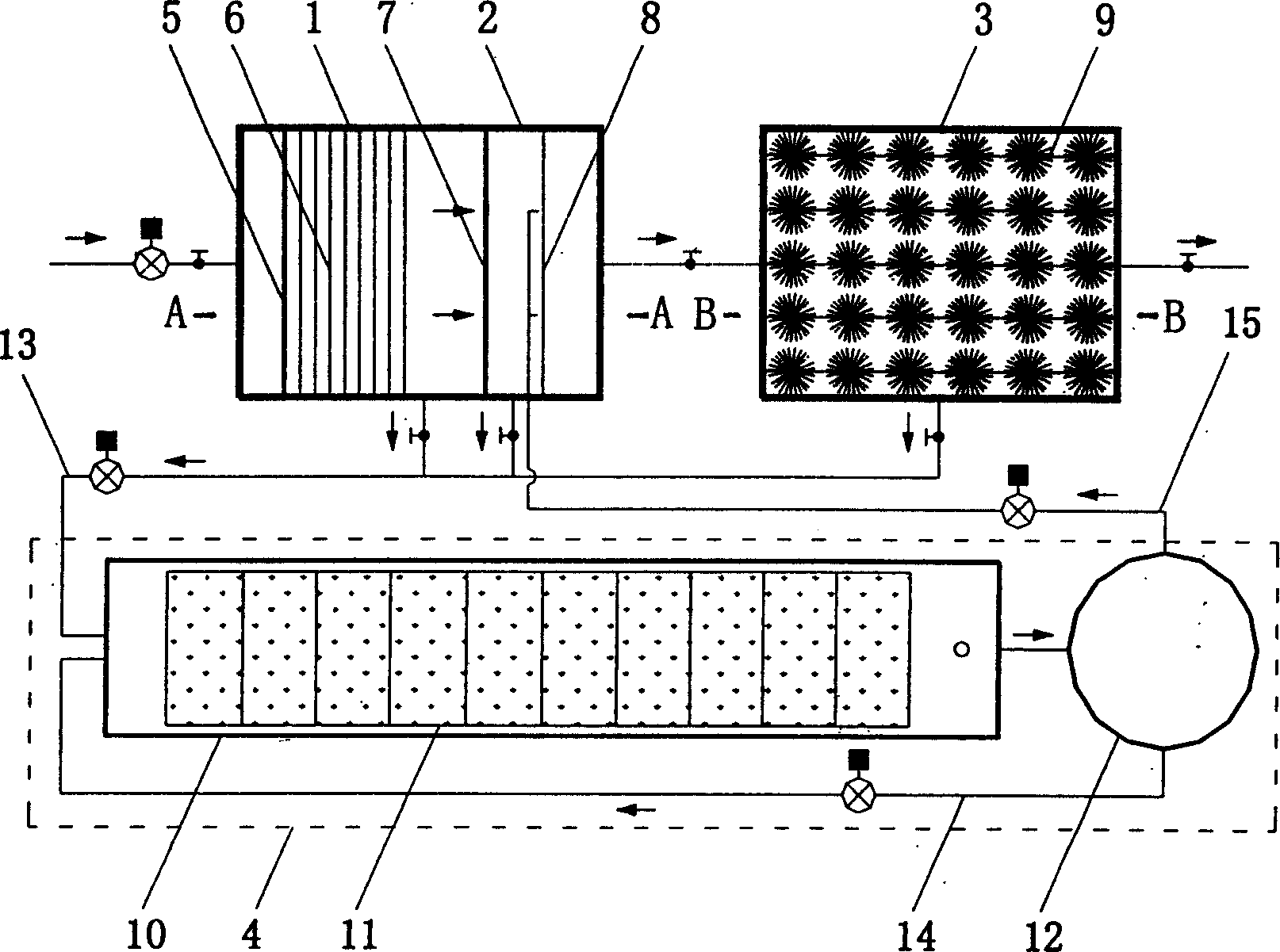 Comprehensive treating method and treating system for industrial aquatic cultivation sewage