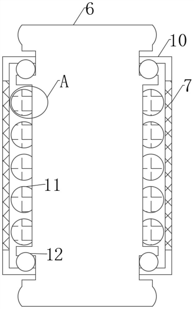 A cambered surface labeling and fixing device in intelligent manufacturing of compressors