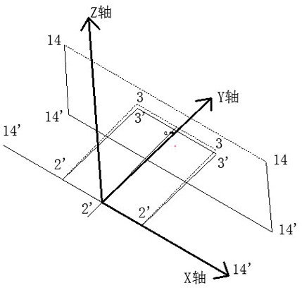 Method for constructing digital complete machine coordinates of aircraft with high aspect ratio