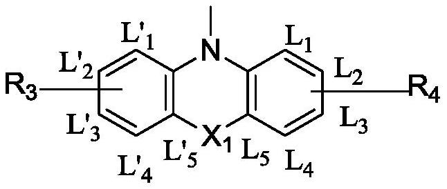 A kind of compound containing fluorene and its application