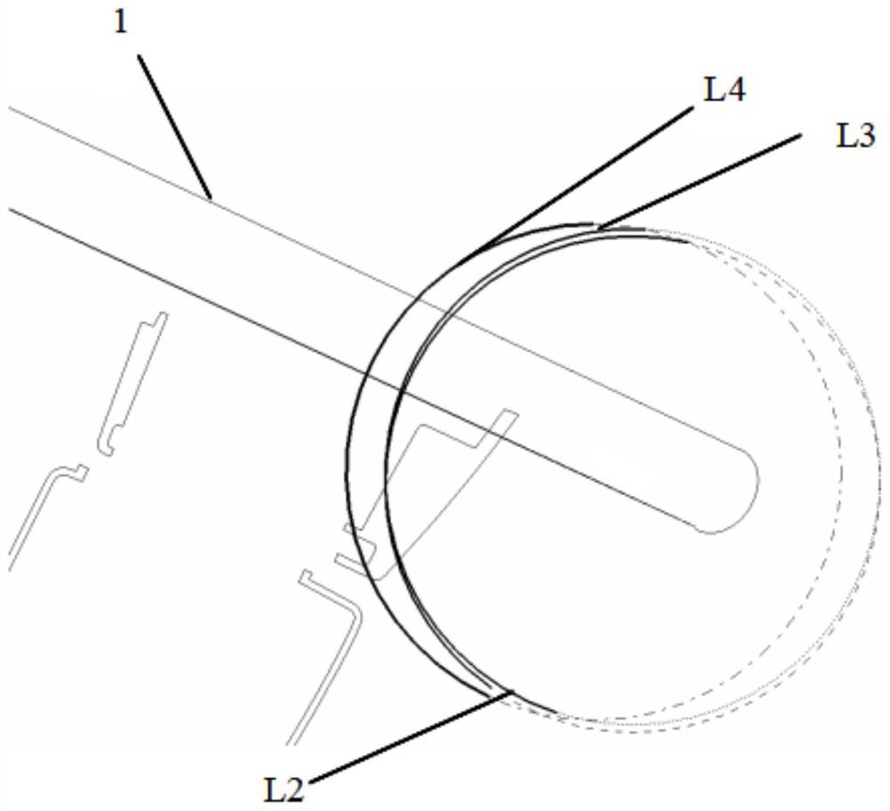 Driver part envelope generation method, device and equipment