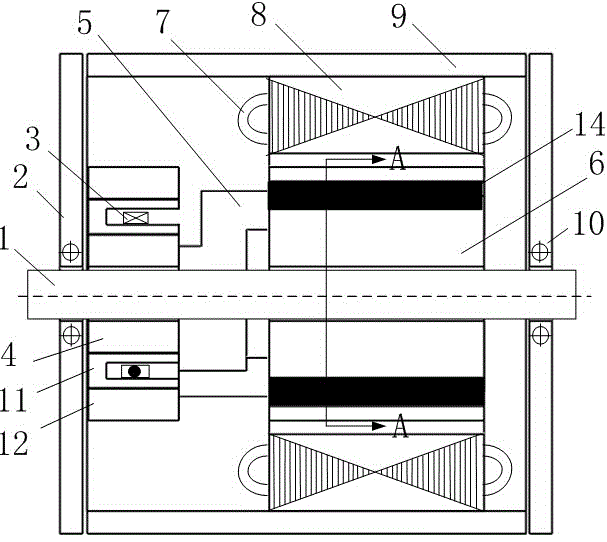 Magnetic shunt and hybrid pole type synchronous motor