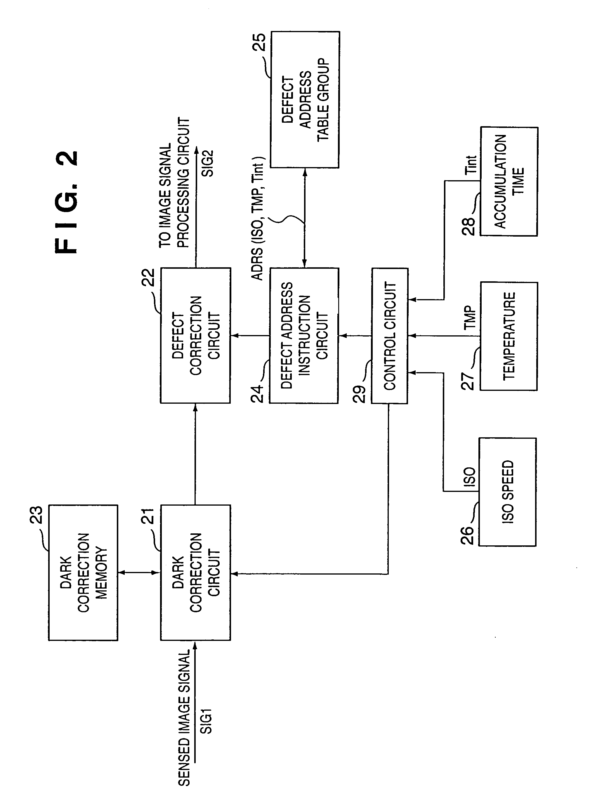 Image processing apparatus having an image correction circuit and its processing method