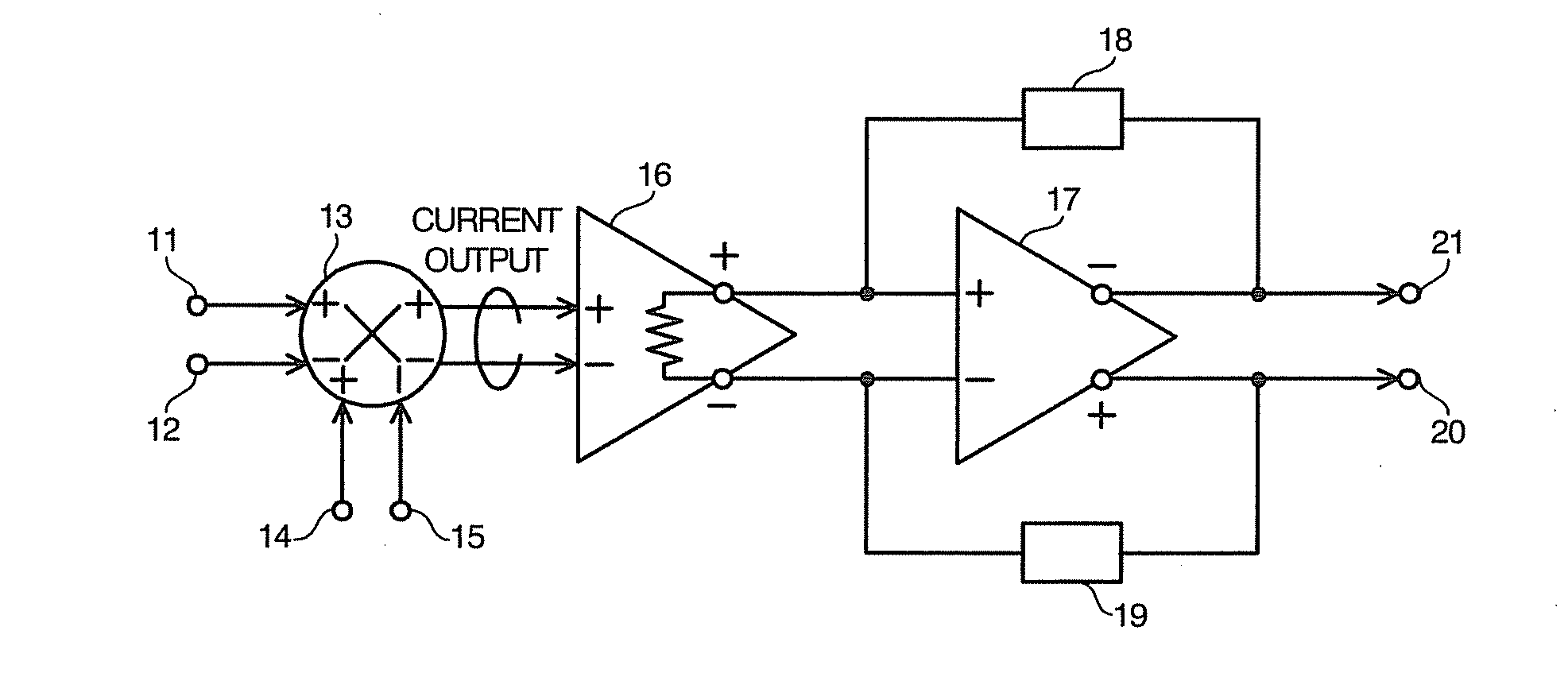 Frequency converter, radio receiver