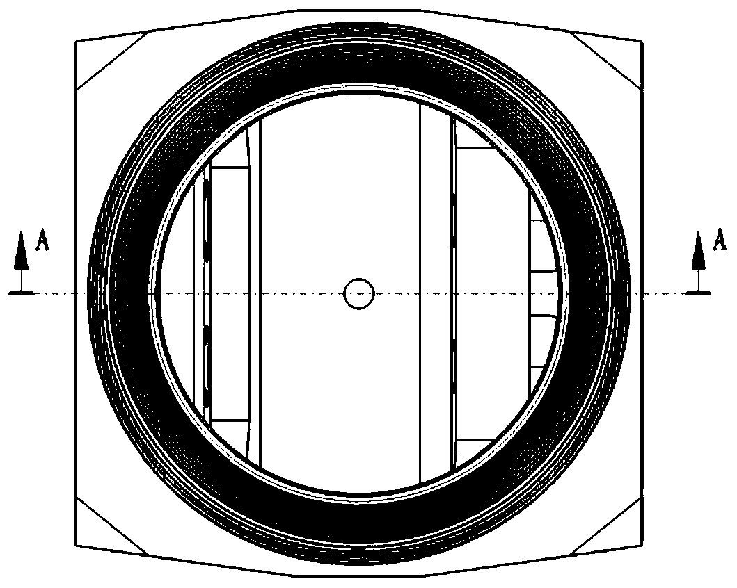 High-radial-stability elastic bearing