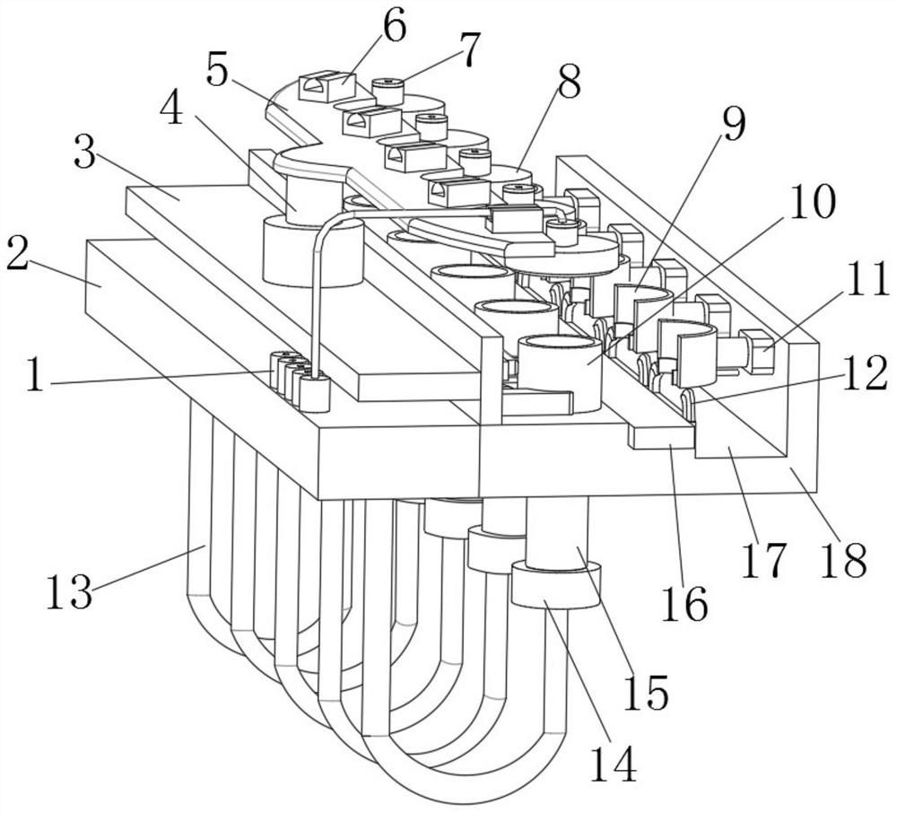 Top cover sorting device for food processing