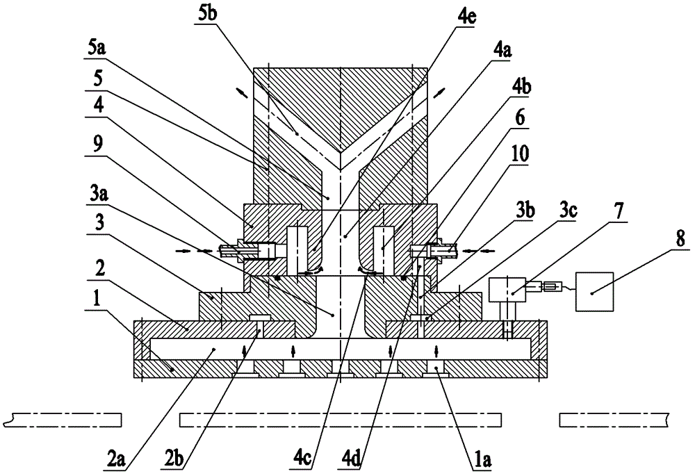 Silicon chip taking and placing device