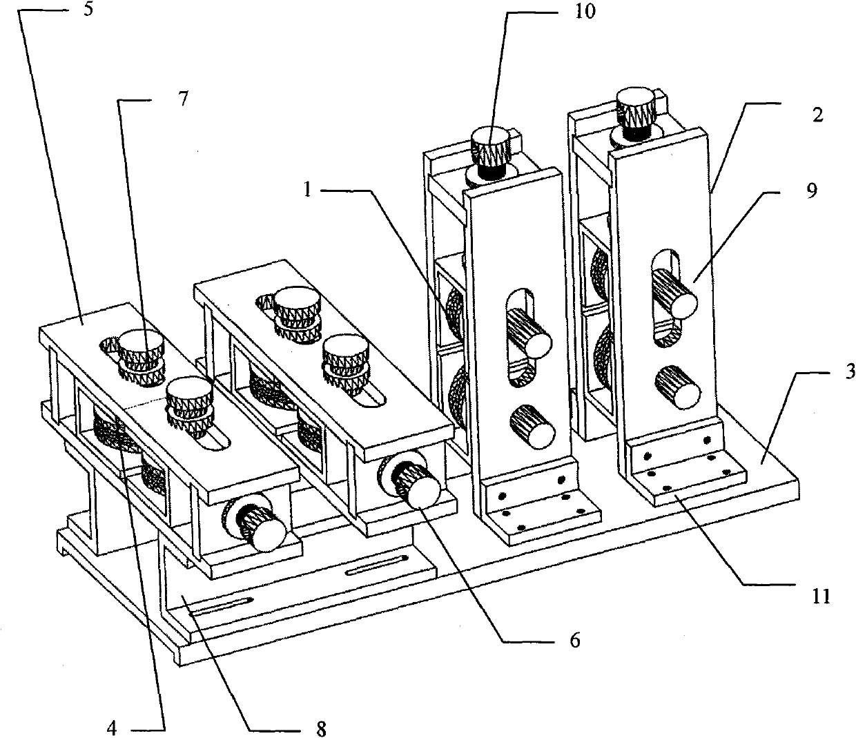 Wire rope rolling process mold