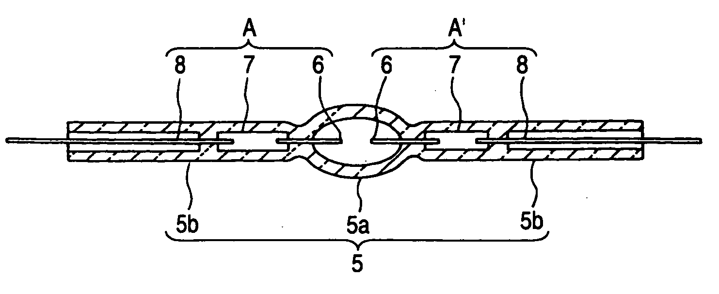Arc tube of discharge lamp and method of manufacturing of arc tube