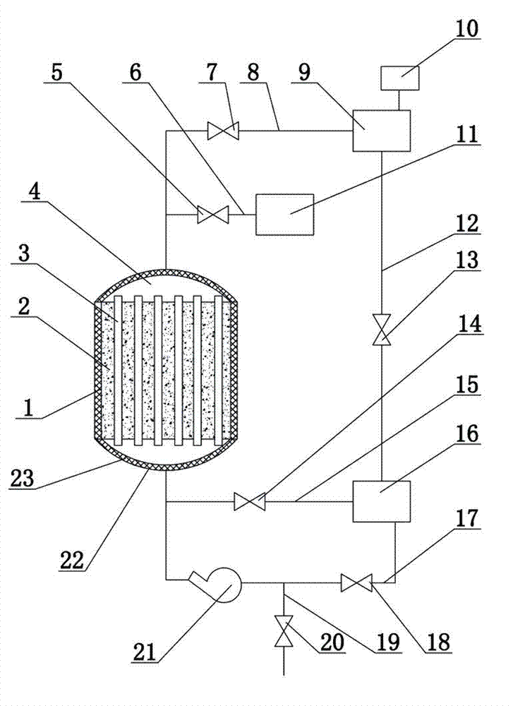 Phase change heat accumulation system for generating steam directly and preparation method of phase change heat accumulation agent
