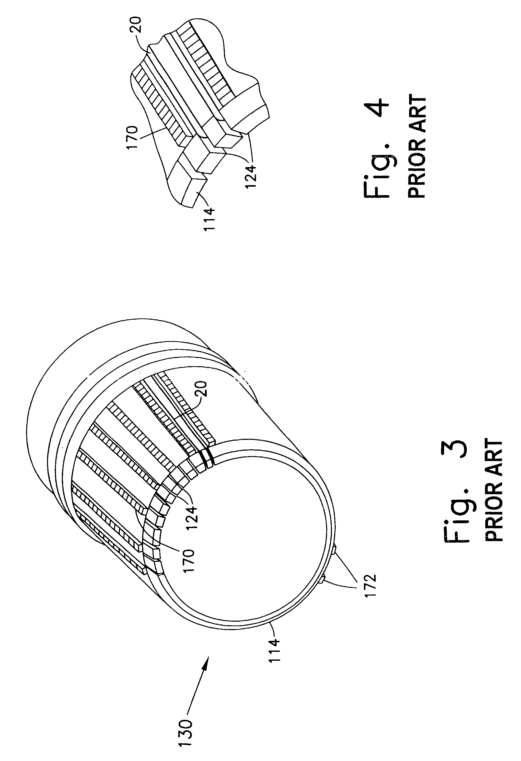 Ligating band dispenser with transverse ridge profile