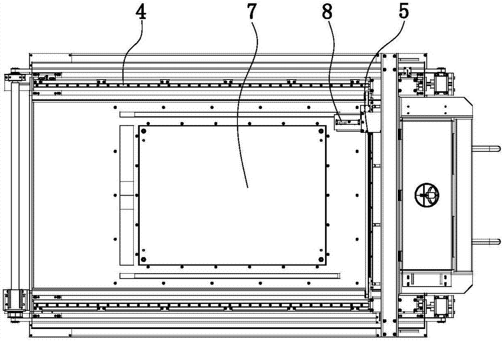 Printing material laying synchronizing mechanism for 3D printing rapid prototyping machine