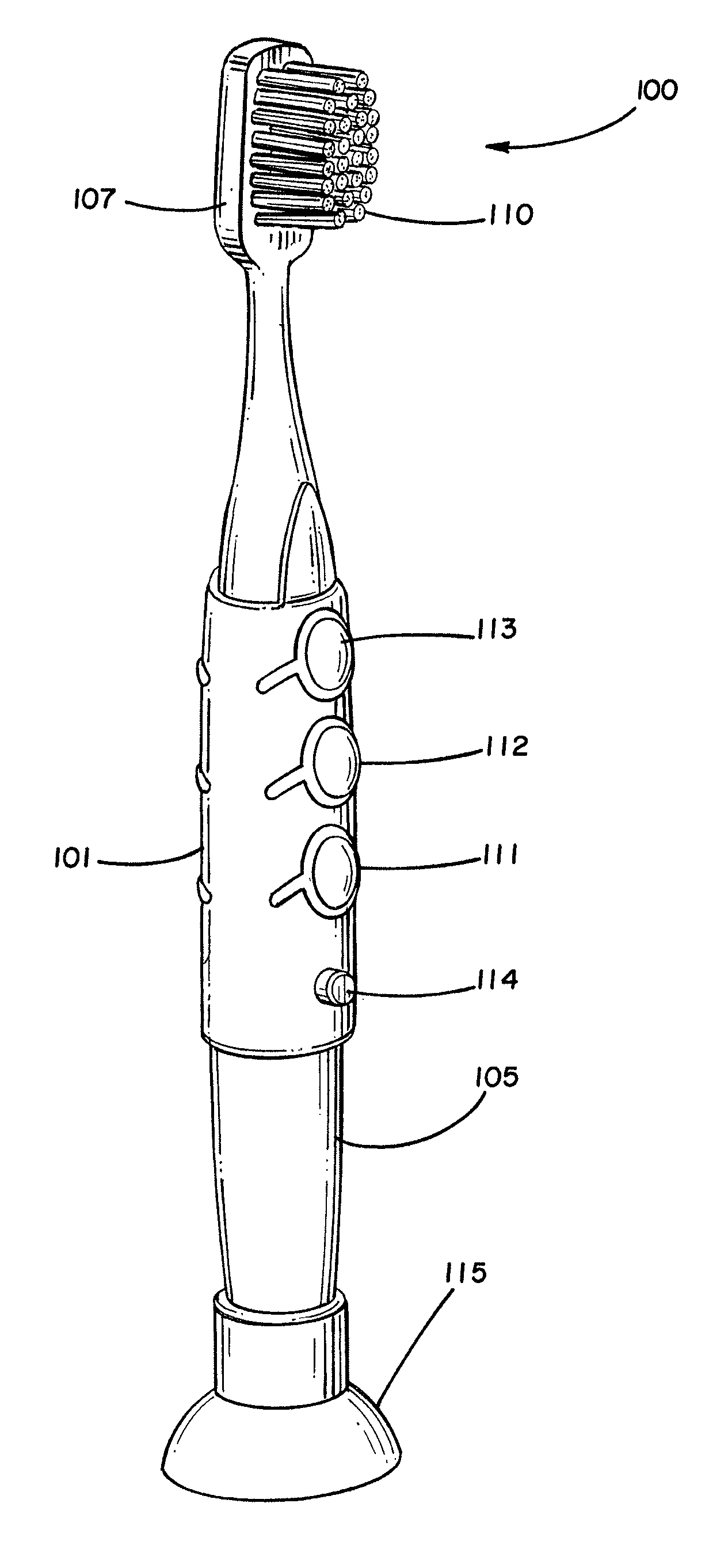 Illuminated multi-light flashing toothbrush and method of use