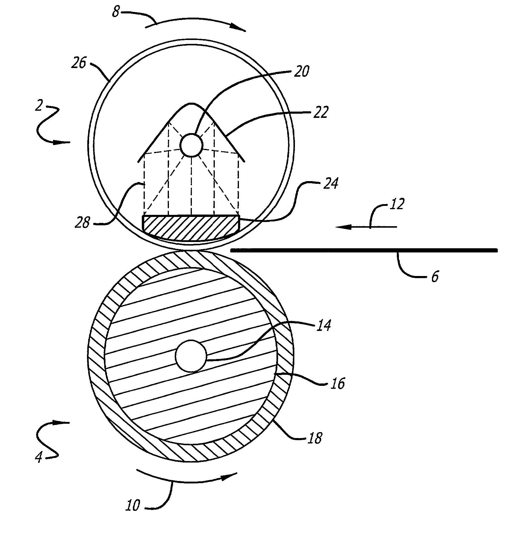 System and method for utilizing a user non-perceivable light source in a machine