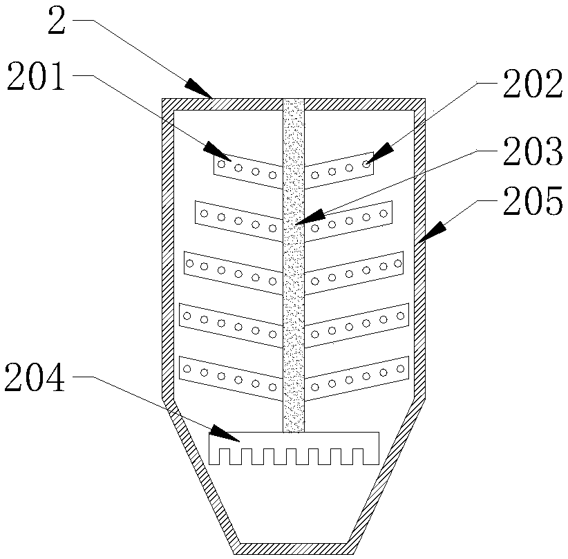 High-efficiency feed mixing device for fish culture