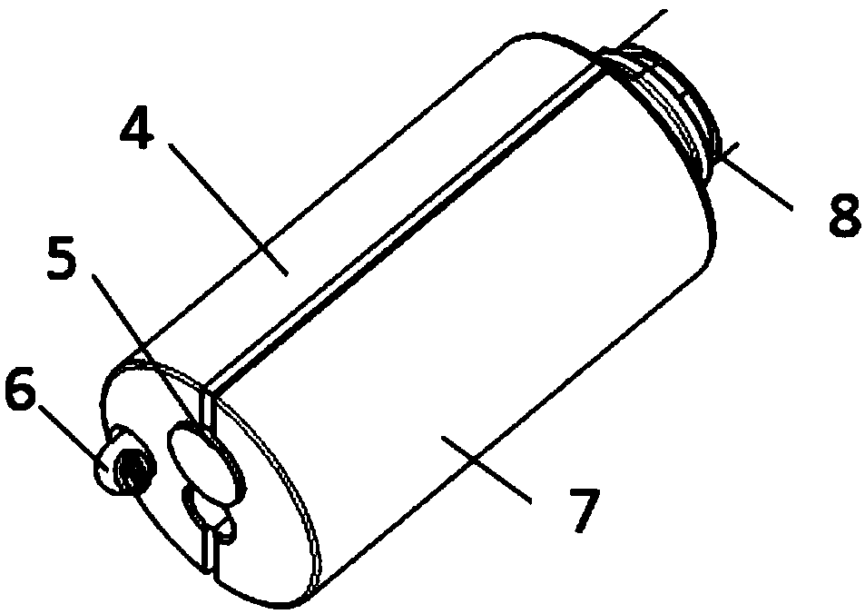 Small-pipe-diameter endoscope based on drive of external magnets