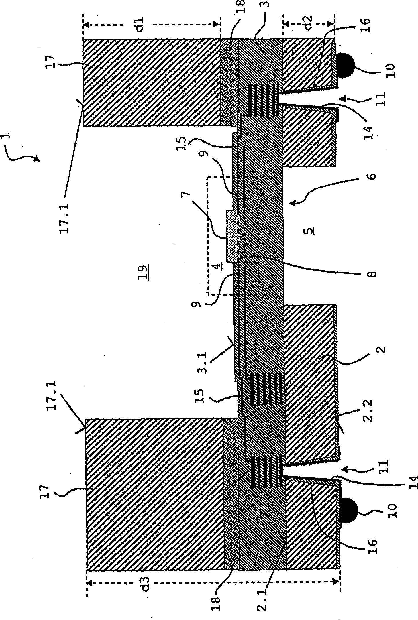Chemical sensor and method for manufacturing such a chemical sensor