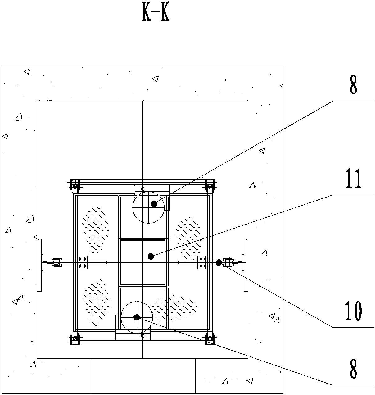 Device special for elevator installation
