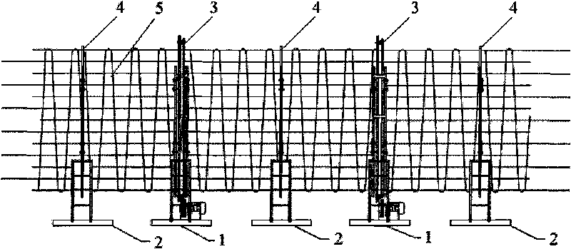 Manufacturing method of reinforcement cage of pouring pile with large diameter