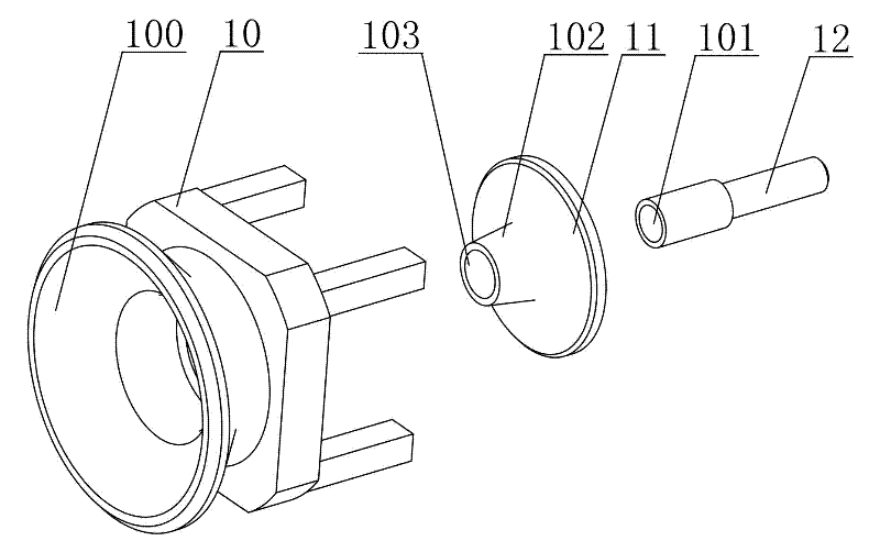 Floating-structured radio frequency coaxial connector