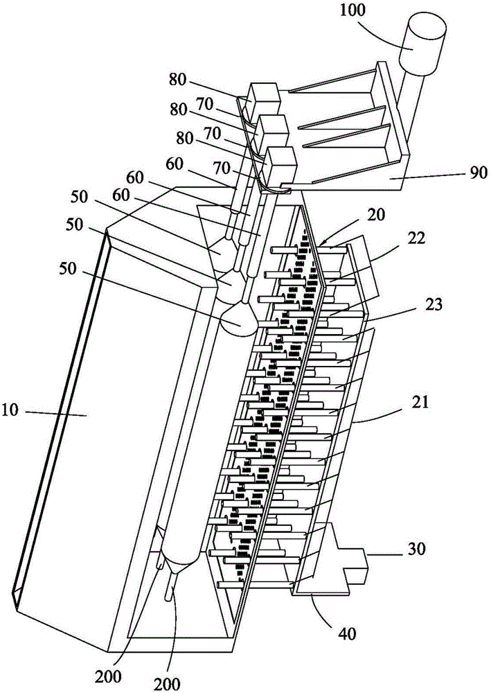 Optic fiber prefabricated loose mass deposition device and deposition method thereof