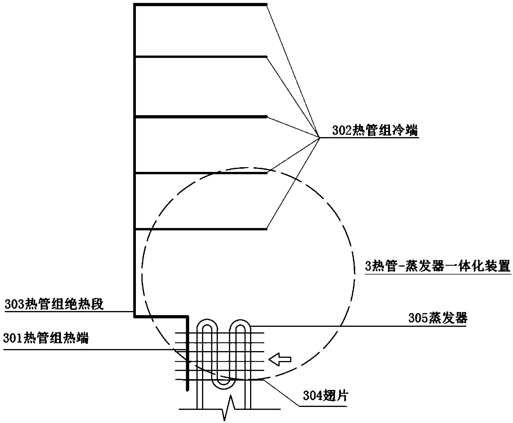 Novel refrigerated display cabinet