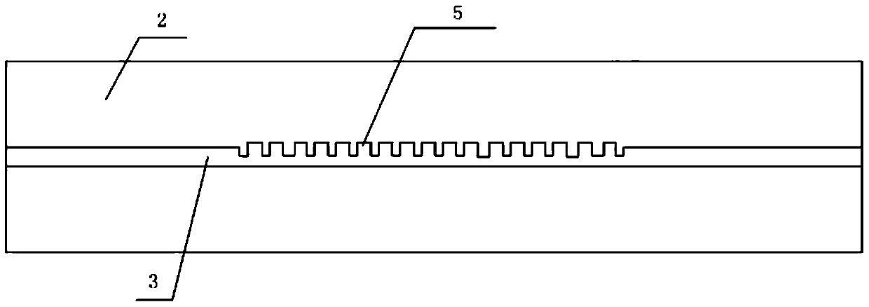 Bragg grating biochemical sensor and method at interface between fiber core and cladding