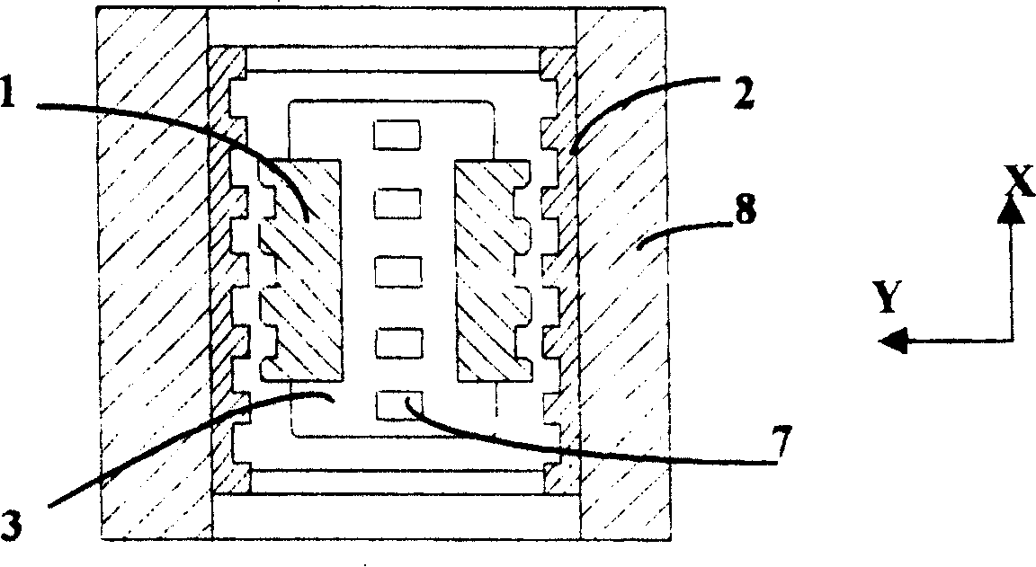 Multifunctional composite sliding key device