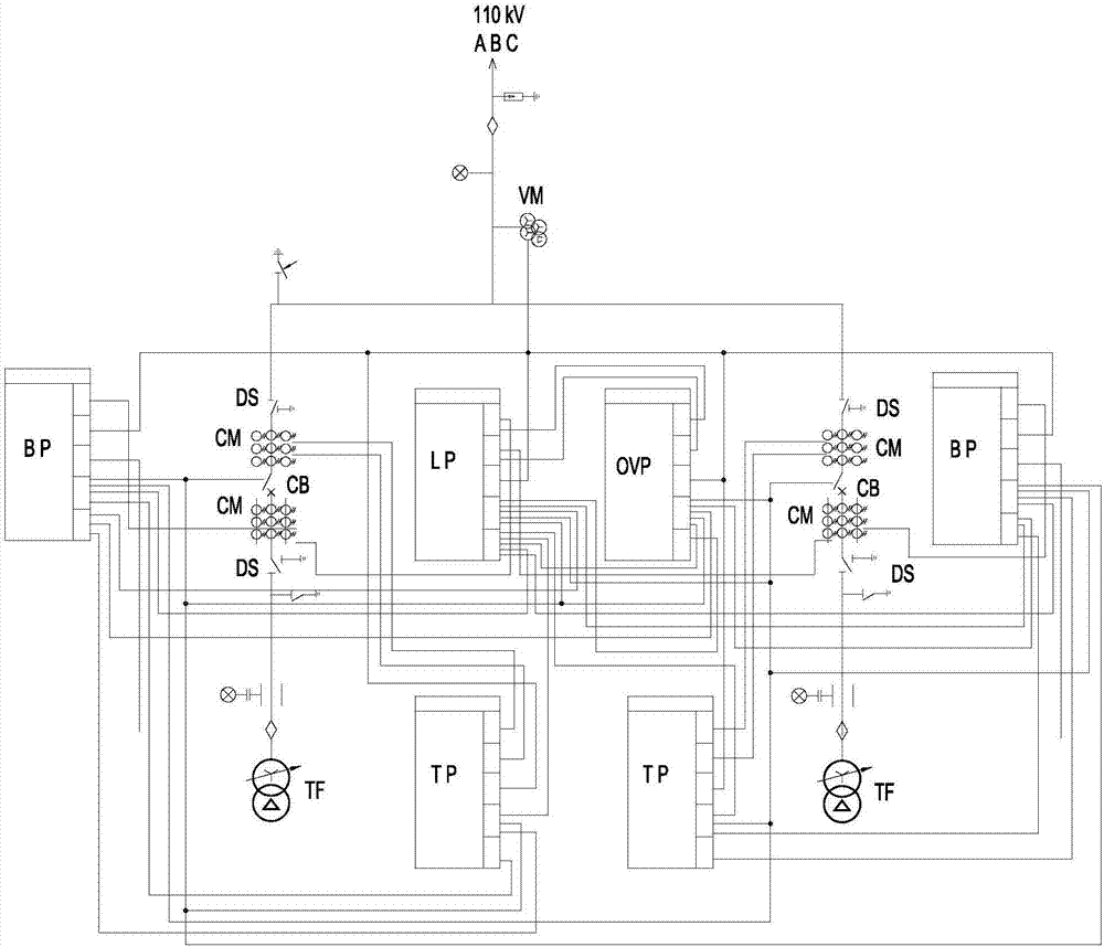 Protective circuit for expansion unit wiring system