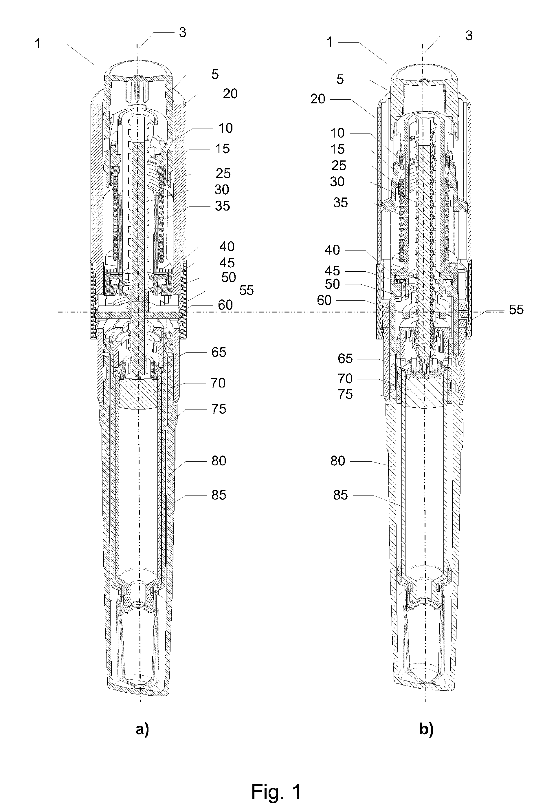 Device for Injecting Adjustable Doses of Liquid Drug