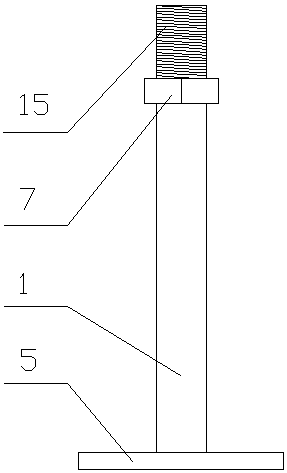 A kind of handrail device in the compartment of rail transit vehicle