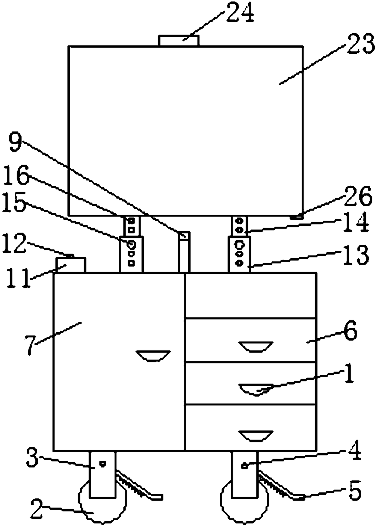 Multifunctional bathroom cabinet