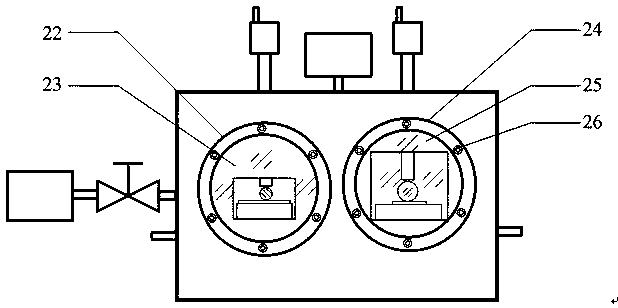 A device and method for measuring gas pressure inside a microsphere