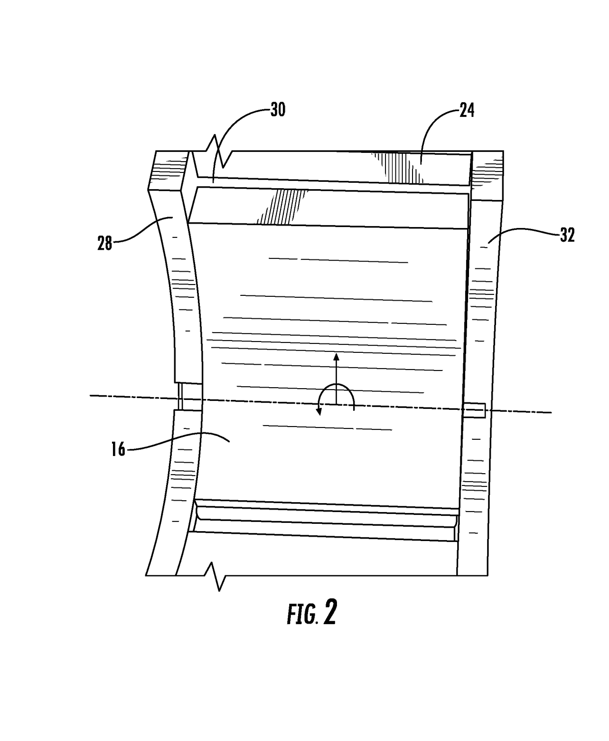 Bearing shoe for supporting a rotor journal in a turbine engine