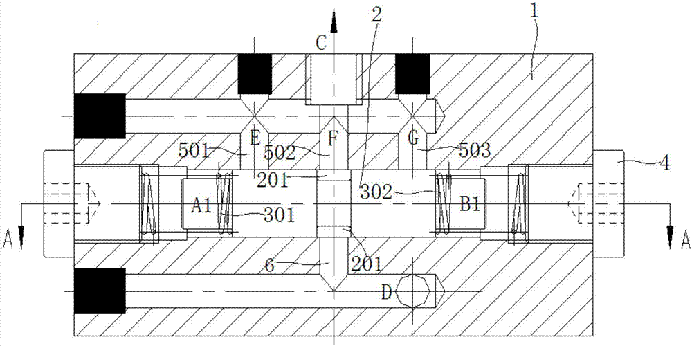 A Shuttle Valve with Neutral Unloading Function and Braking System Driven by a Hydraulic Motor