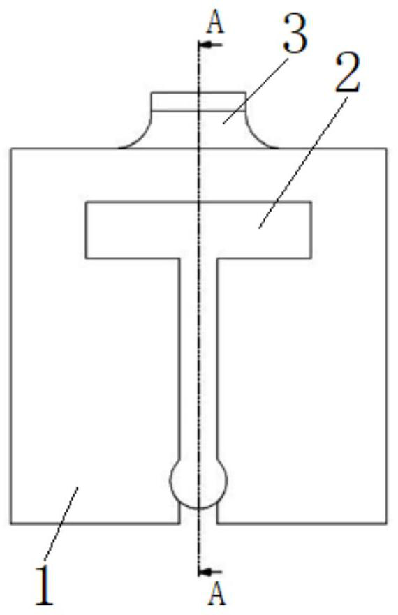 A concrete uniaxial tensile test fixture and test method