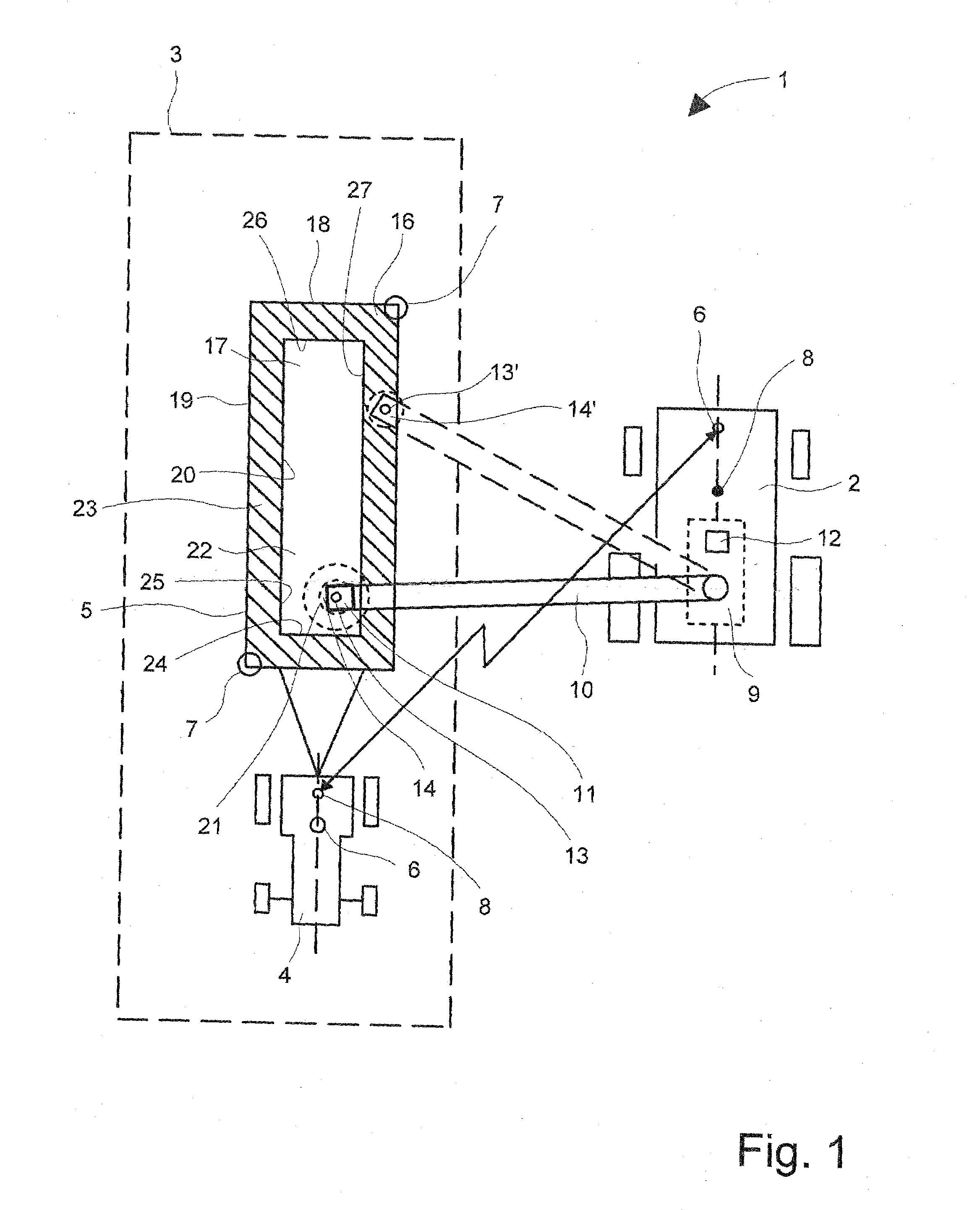 Self-propelled agricultural harvesting machine with controllable transfer device