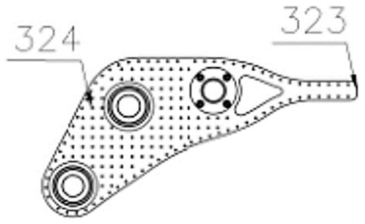 Carbon fiber composite material arm joint and preparation method thereof