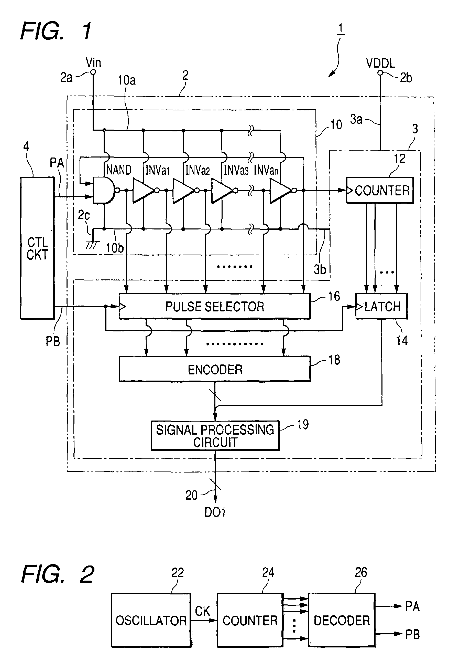 Analog to digital converter with a pulse delay circuit