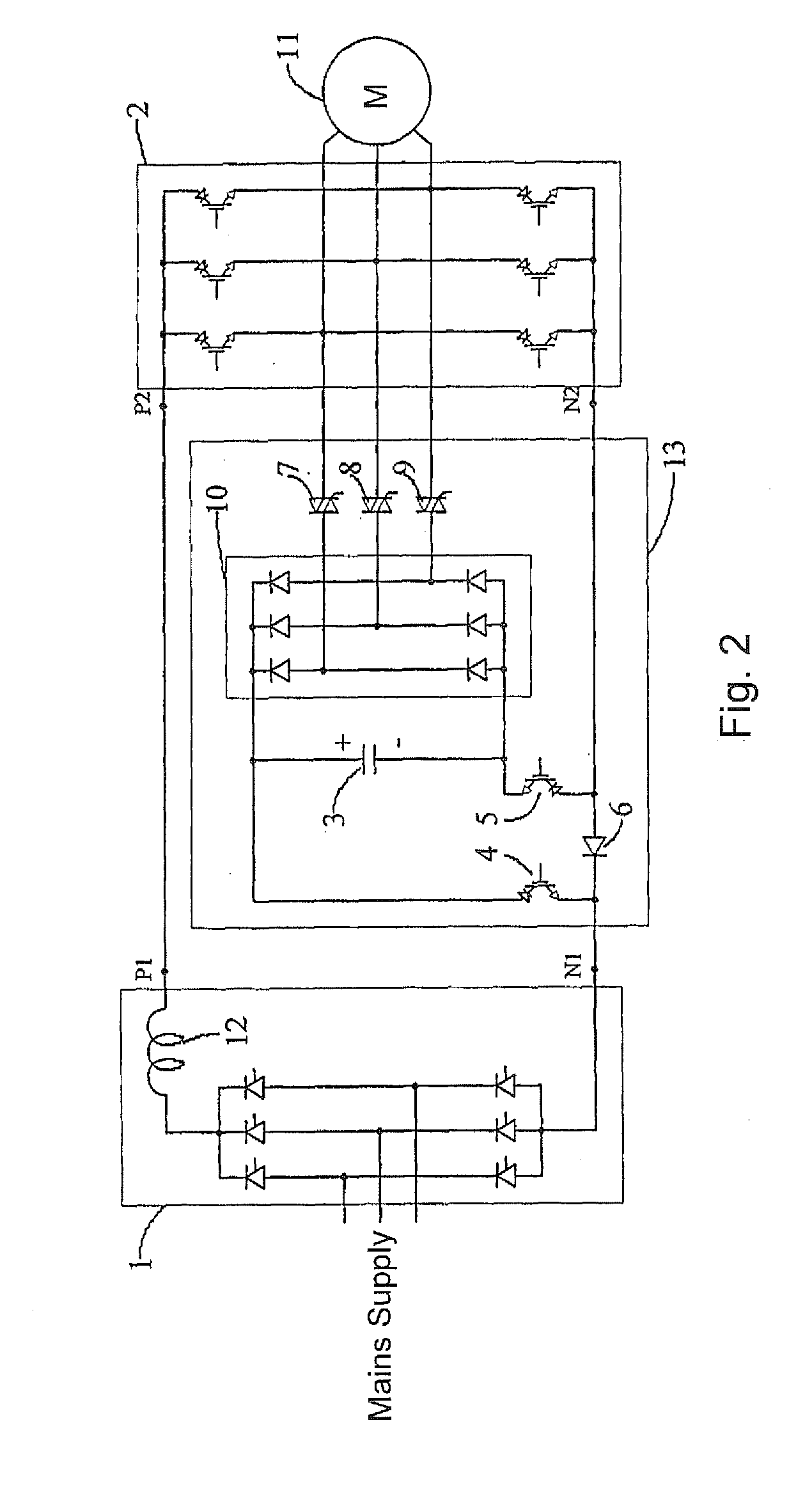 Method and circuit arrangement for the feedback of commutation energy in three-phase current drive systems with a current intermediate circuit converter