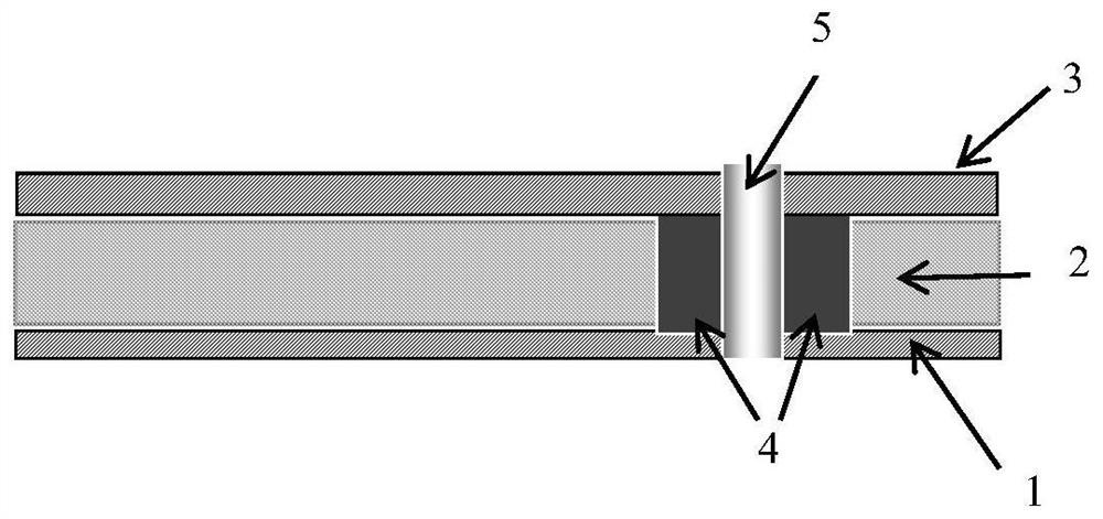 Multi-layer sandwich and locally-reinforced external heat-proof material as well as preparation method and application thereof